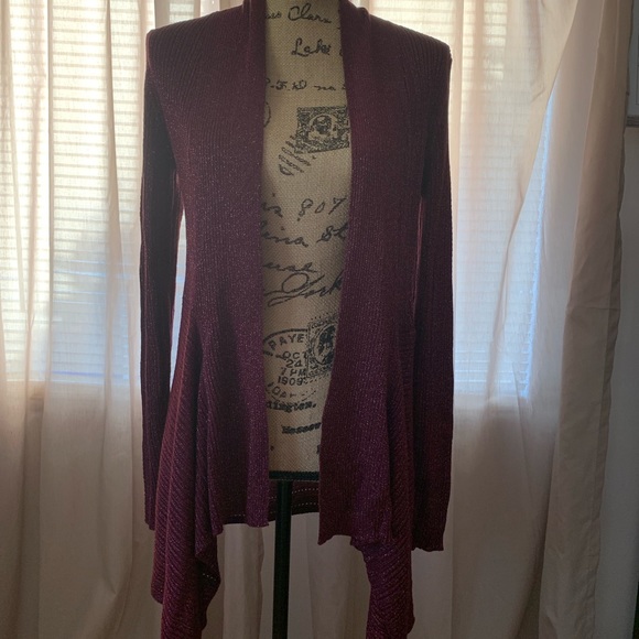 NWOT Maroon Cardigan in Size Large - Picture 4 of 4
